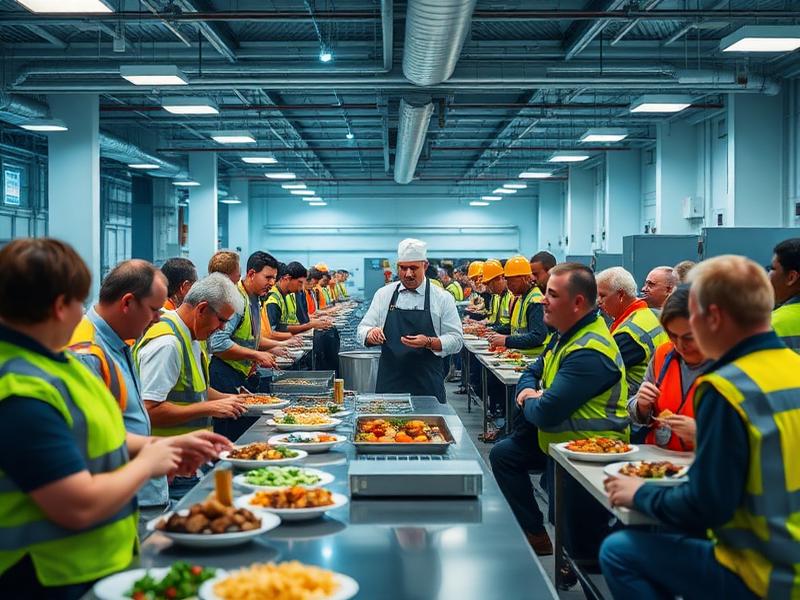 Питание сотрудников в столовых вахтовых поселков